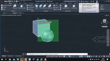 Operaciones booleanas: unión, sustracción, intersección. AutoCAD 3D