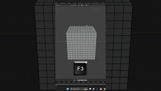 Blender Quick Tip: Search Anything Fast with F3 Shortcut #blender #3dproduct #modeling #solution