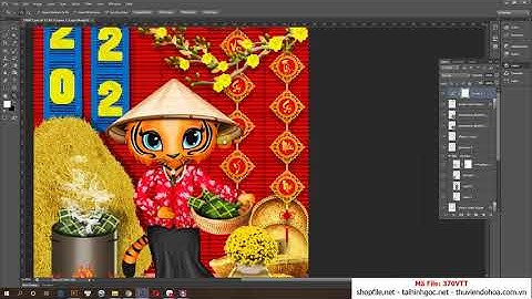 FILE TẢI VECTOR HỔ VẰN NẤU BÁNH CHƯNG NGÀY TẾT NHÂM DẦN 2022 - 370VTT