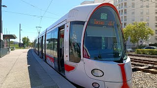[Tram Cab Ride] Ligne 7 du tramway de Lyon / Vaulx-en-Velin la Soie ➡Décines - OL Vallée