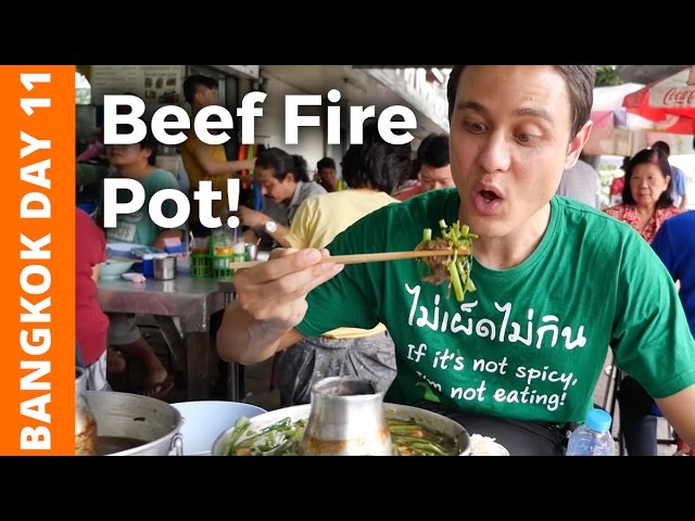 Flaming Thai Beef Soup & Bike Ride at Bang Krachao (บางกระเจ้า) - Bangkok Day 11 | Mark Wiens