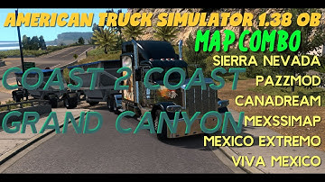 ATS 1.38 Beta 9 Maps Coast to Coast Combo