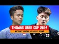 Anthony ginting vs harry huang badminton thomas uber cup 2024