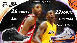 Tracy McGrady VS Kobe Bryant Face-off January 7th 2005