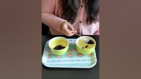 Montessori Practical Life beans transfer with spoon