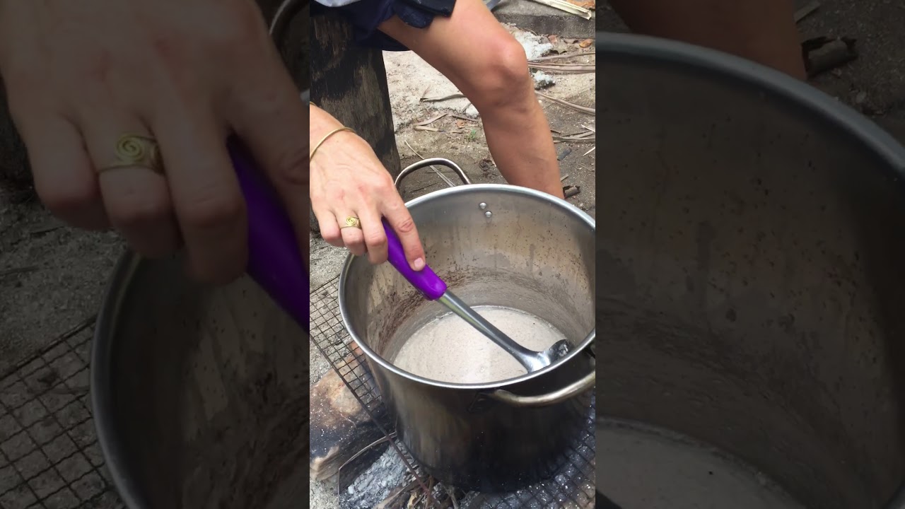 Processing coconut oil - YouTube