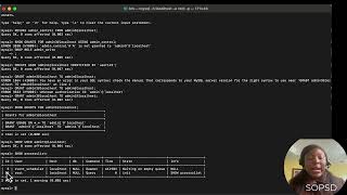 Week 9 : Lesson 2 - MySQL Administration - Creating Roles