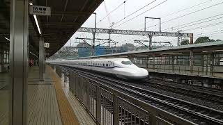 0325_065 小田原駅を通過する東海道新幹線N700系 J編成(N700S)