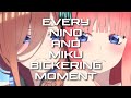 The Quintessential Quintuplets - Every Nino and Miku Bickering Moment
