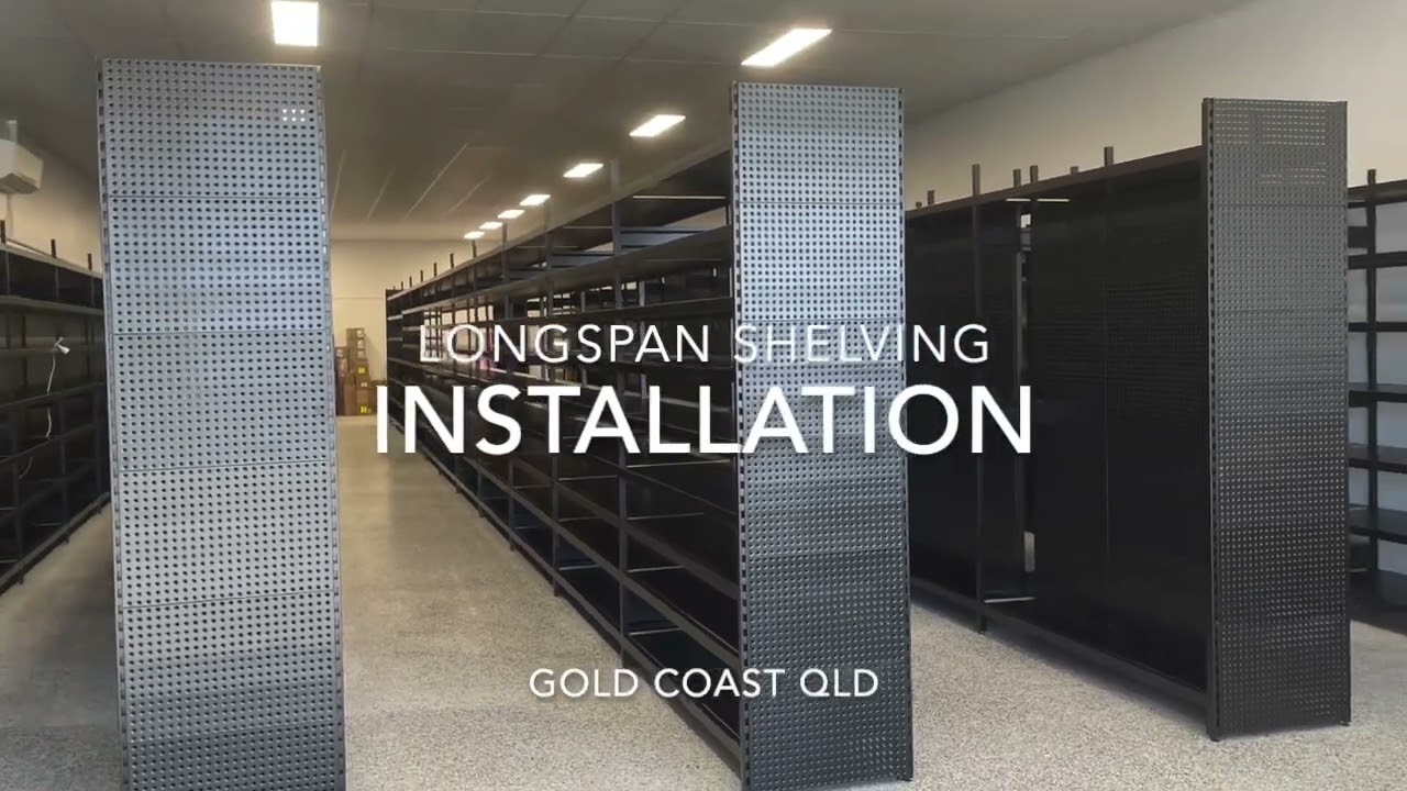 Longspan Shelving Installation Qld