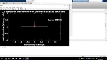 ROCO218 - Controlled Pendulum ode45