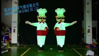 Inflatable waving hand air dancer.