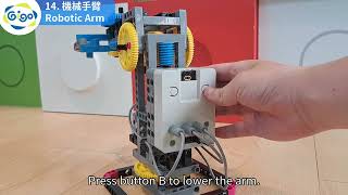 Gigo ROBOTICS WORKSHOP compatible with micro:bit #1409 13. Conveyor Belt 14. Robotic Arm Product