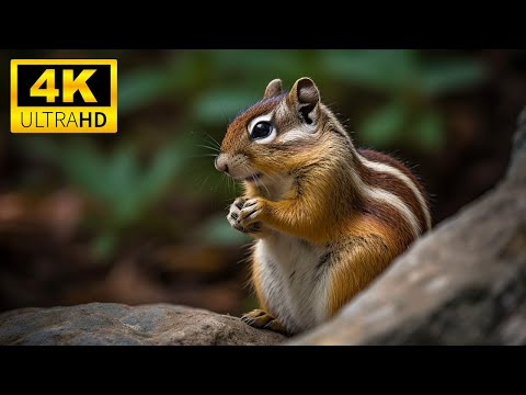 Cute Animals 4K UltraHD - World's Cutest Rodent, Baby Animals With Relaxing Piano Music