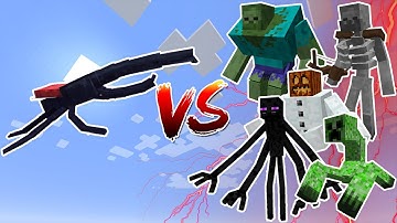 Hercules Beetle (Chaos Awakens Orespawn) VS Mutant Monsters - Mob Battles In Minecraft