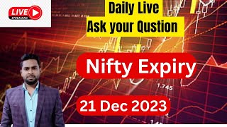 21 Dec Live trade,  Nifty expiry, BankNifty, market analysis, Price action, trading with bhushan