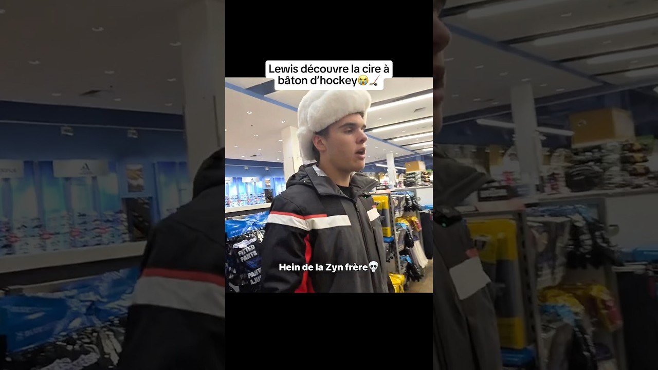 LEWIS DÉCOUVRE LA CIRE À BÂTON DE HOCKEY #lewislefou