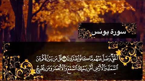 تلاوة من سورة يونس للعبد الفقير لله أكرم النافع
