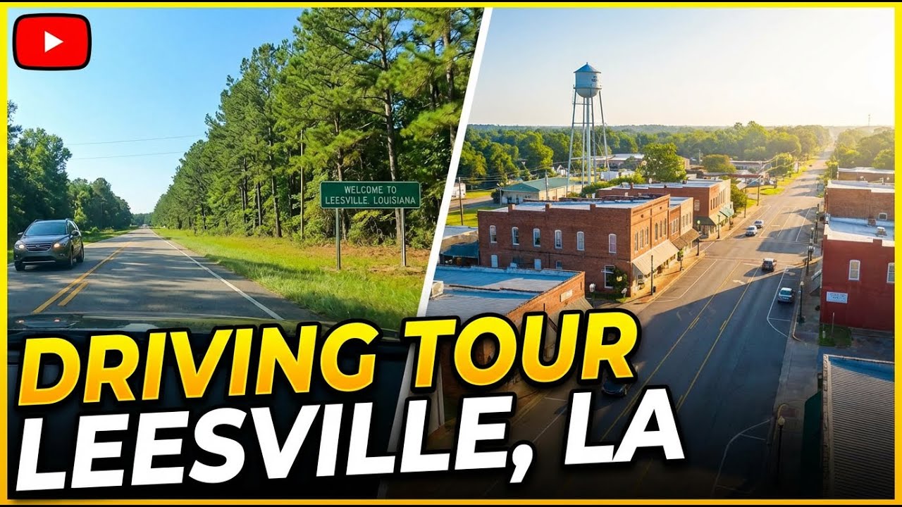 Driving through Leesville, Louisiana YouTube