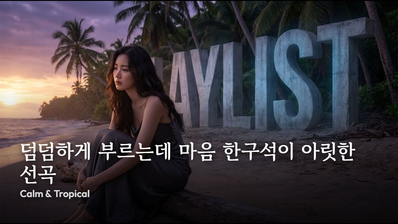 playlist 🥥 덤덤하게 부르는데 마음 한구석이 아릿한 선곡 | Calm & Tropical