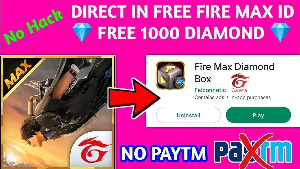 Free Fire Max Diamond Trick 2023