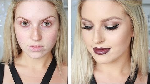 Sultry Eyes & Dark Lips ♡ Sexy Vampy Makeup Tutorial
