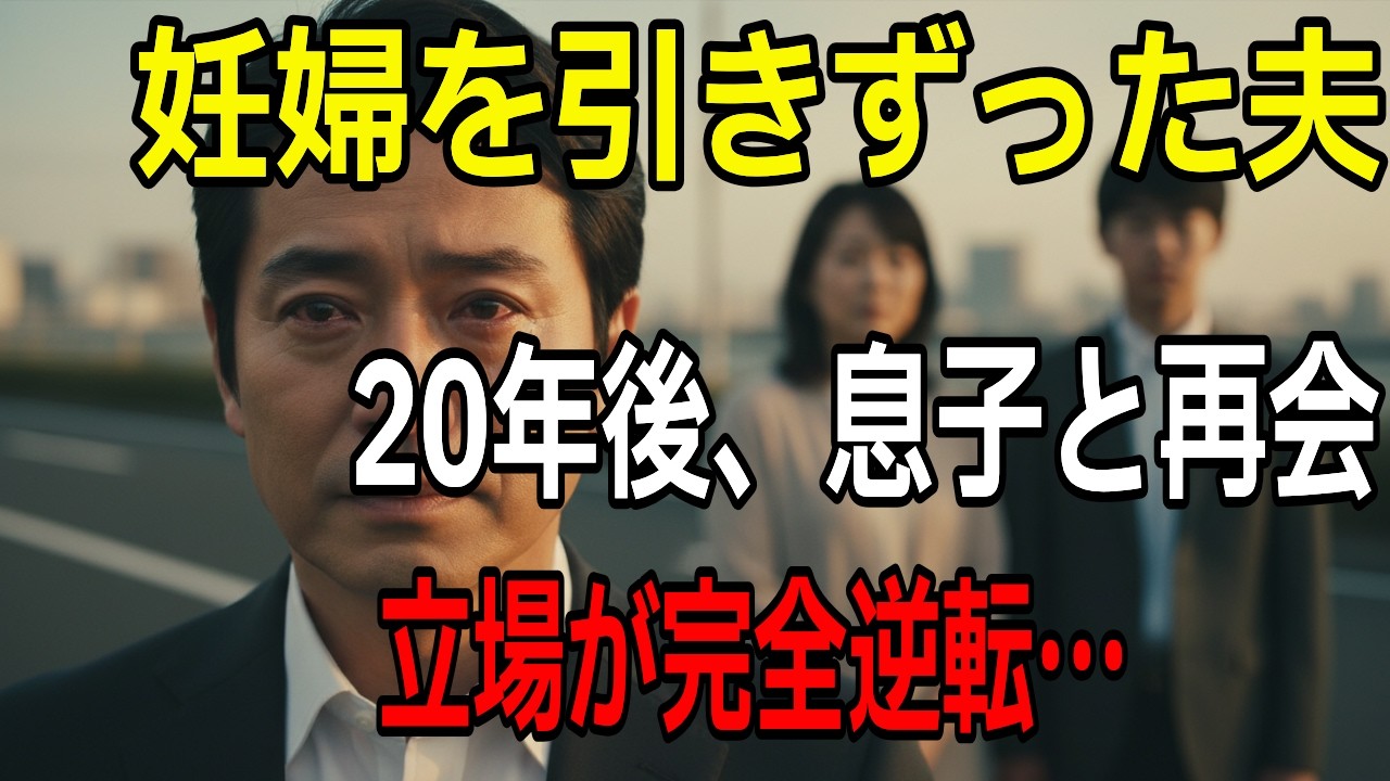 【衝撃の再会】妊婦を引きずった俺…20年後、息子に言われた一言で崩れた