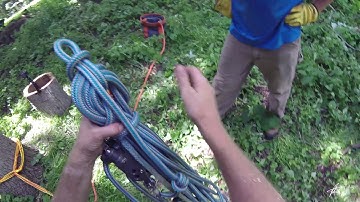 Fiddle Block 5:1 Mechanical Advantage Basics | Arborist Rigging Essentials 2019