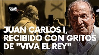 Imagen del video: Gritos de “Viva España” y “Viva el rey” para recibir a Juan Carlos I