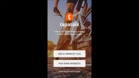 How To: Setup Tapatalk