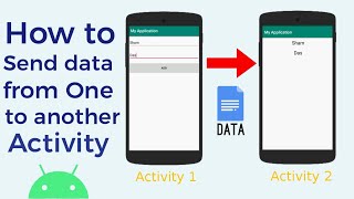 How to Pass data from One to another Activity || Android studio tutorial screenshot 3