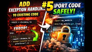 Add exception handling to existing code | Use try & except properly | Improve code reliability
