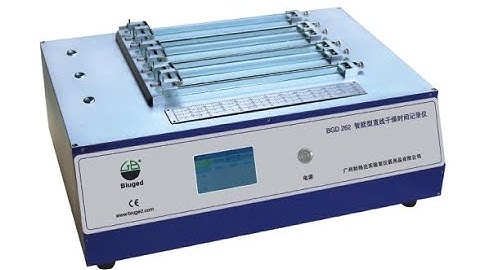 BGD 262 Intelligent Line Drying Time Recorder(Operation)