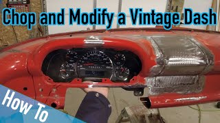 How to Chop and Modify a Vintage Dash for Modern Gauges
