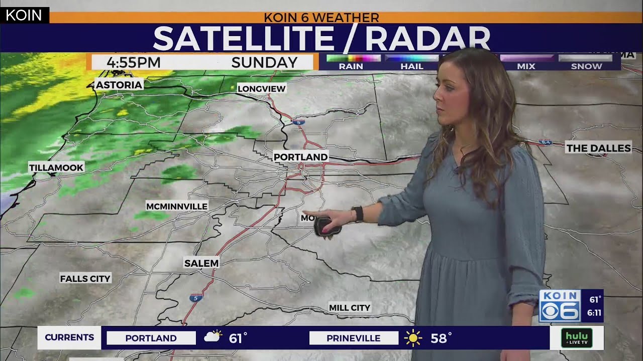 Weather forecast: A cooler start to the week in PDX - YouTube