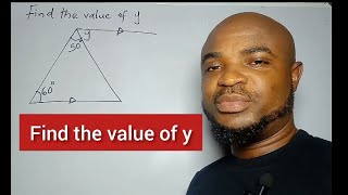 MISSING ANGLE IN A TRIANGLE | PARALLEL LINES #geometry #maths #mathslessons