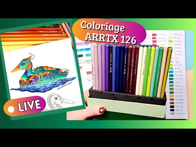Arrtx 72 crayons de couleur DIY Color Swatch Book Style 1 -  France