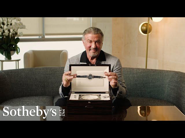 Sylvester Stallone on Why He's Selling His Patek Philippe Grandmaster Chime u0026 More | Sotheby's class=