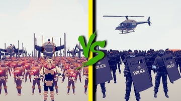 SWAT TEAM vs DROID ARMY - Totally Accurate Battle Simulator TABS