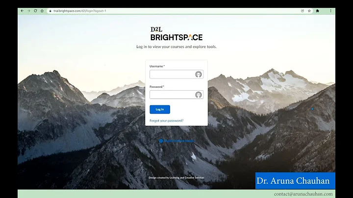 Brightspace Tutorials for teachers 1 :  Introduction Part