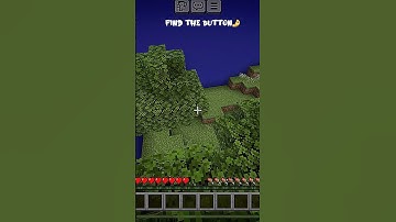 Minecraft find the button 🙌 || minecraft shorts || #minecraft #ytshorts #trending #shorts #button