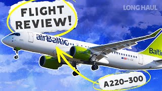 Flying Business Class In airBaltic's A220-300! screenshot 1