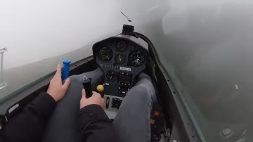 Almost Crashed. Pilot Tries Fly Into The Clouds…