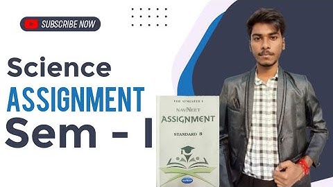 Class 8 Science | Assignment | Semester 1 |  Part 1 #science #assignment @efactsbyshubhampatel