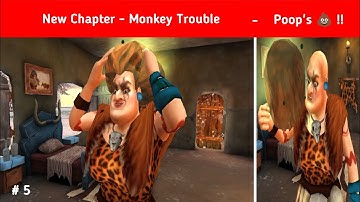 Scary Teacher 3D : Stone Age - New Chapter : Monkey Trouble - Level 5 | Full Guidelines