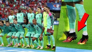 Why Does Cristiano Ronaldo Stand On His Tiptoes For Photos?