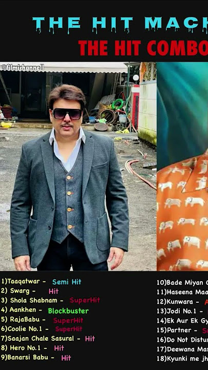 Govinda and Devid Dhawan Hit Combo #bollywood #movie #govinda #deviddhawab #stunningpictures