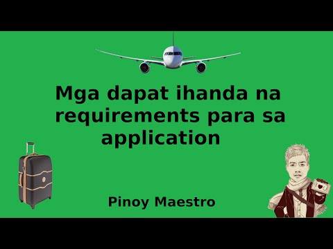 Video: Paano Mag-aplay Para Sa Isang Trabaho Para Sa Isang Dayuhan Mula Sa Mga Bansa Na May Rehimeng Visa