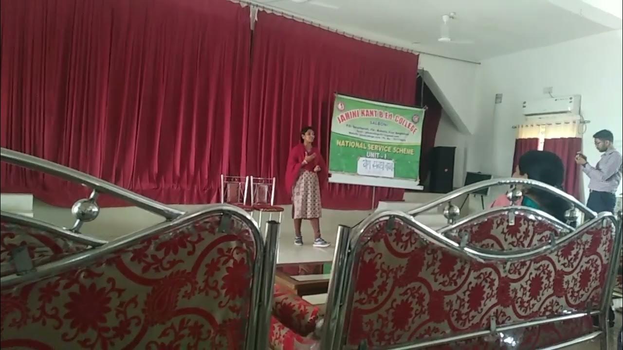 j k b.ed college salboni Respected Kabita Dhara Ma'am speech YouTube