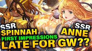 New Anne (Light) and Spinnah (Wind) First Impressions! -  - Granblue Fantasy 【グラブル】